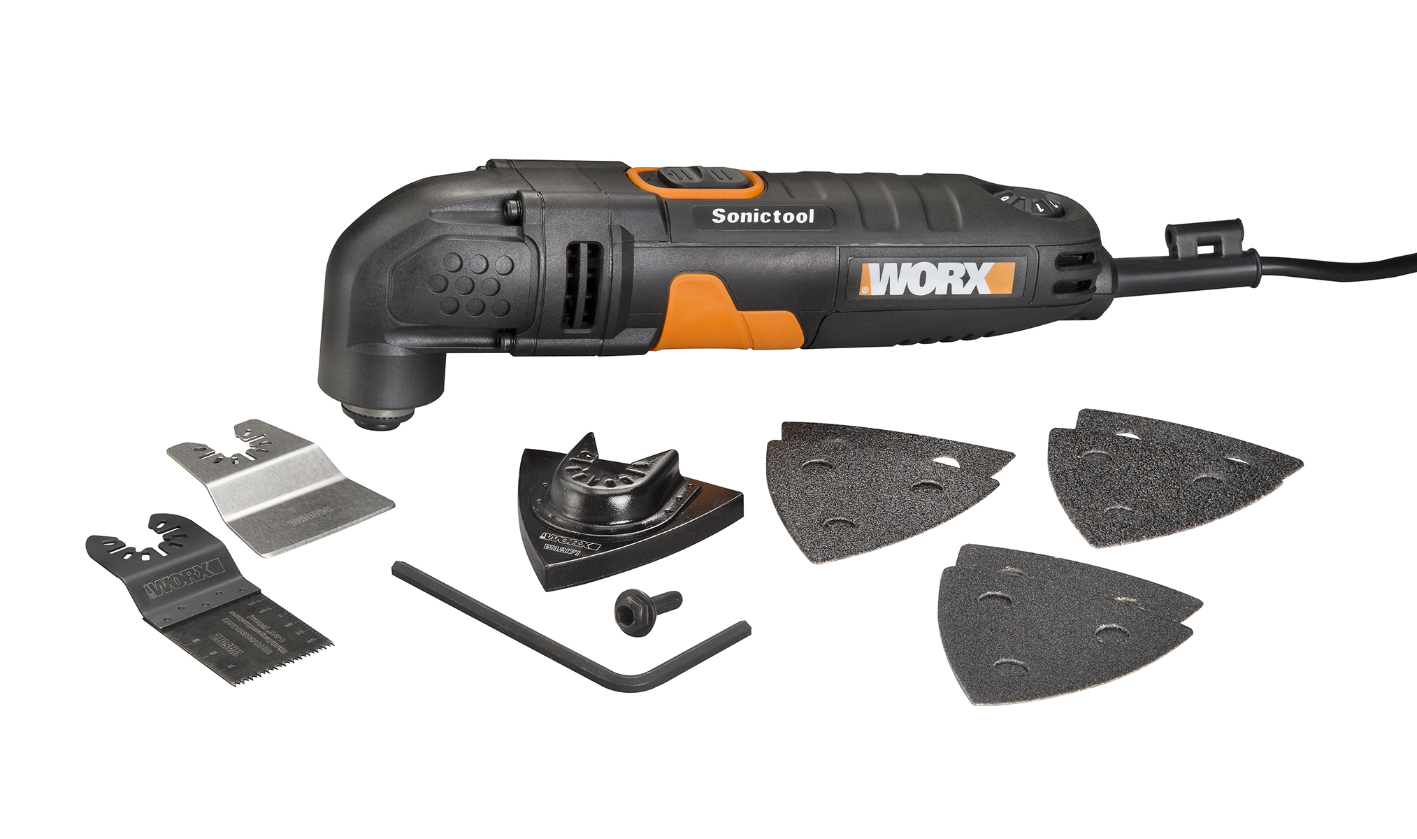 New WORX 3.0 Amp Oscillating Tool with 9 Accessories Handles Many